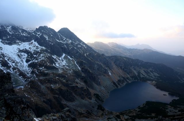 Morskie oko w zimie